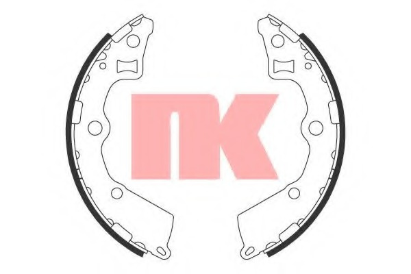 Set saboti frana # Kia Picanto 2004 2005 2006 2007 2008 2009 2010 2011 2012 2013 2014 2015 2016 2017 2018 2019 2020 2021 2022 2023 2024 2025 # 2735750 # NK