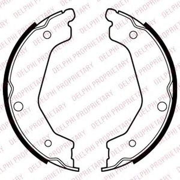 Set saboti frana KIA SORENTO I JC DELPHI LS2043
