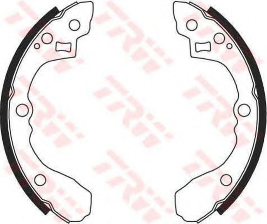 Set saboti frana KIA SPORTAGE SL TRW GS8692
