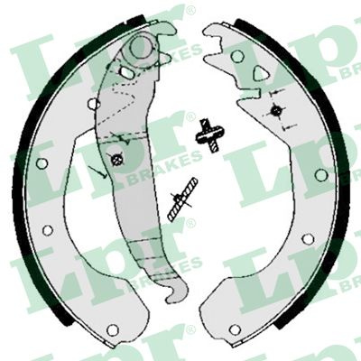 Set saboti frana LPR 04650 la masina OPEL CORSA B combi (S93) 1999 2000 2001 2002