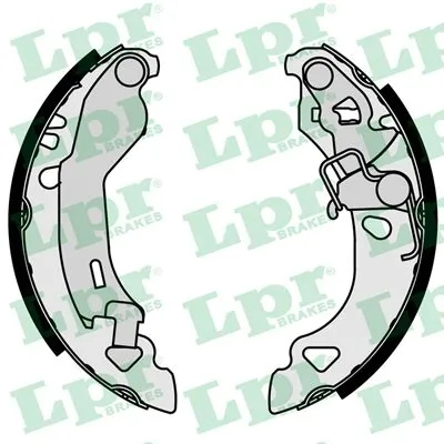 Set saboti frana LPR FIAT BRAVO I (182_) 1995-2001 - 07080