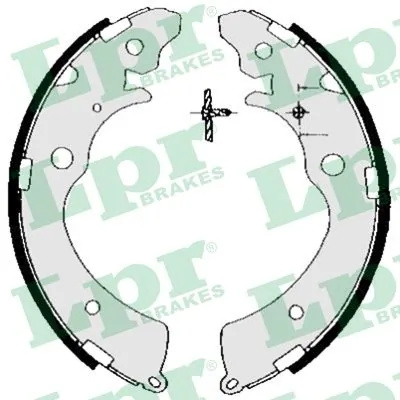 Set saboti frana LPR HONDA CONCERTO (HW, MA) 1989-1992 - 05690