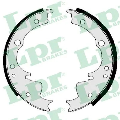 Set saboti frana LPR IVECO DAILY II caroserie 1989-1999 - 04330
