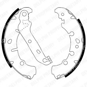 Set saboti frana # Mazda Demio 2003 2004 2005 2006 2007 # LS1912 # DELPHI