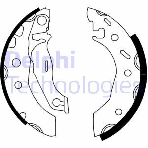Set saboti frana # Mazda Soho 1996 1997 1998 1999 2000 2001 2002 2003 # LS1728 # DELPHI