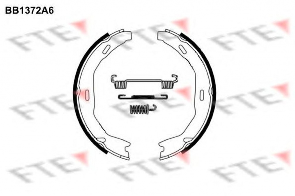 Set saboti frana MERCEDES-BENZ C-CLASS W204 FTE BB1372A6