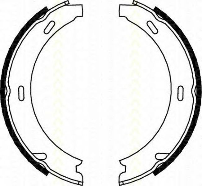 Set saboti frana MERCEDES-BENZ E-CLASS combi S210 TRISCAN 810023412
