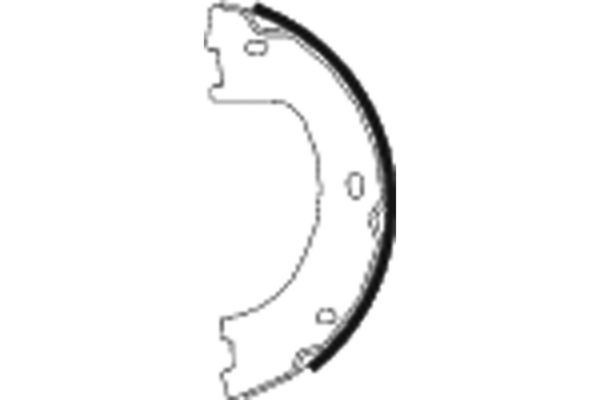 Set saboti frana MERCEDES-BENZ SPRINTER 5-t platou sasiu 906 HELLA 8DA355050071