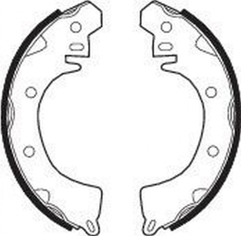 Set saboti frana MITSUBISHI CARISMA DA FERODO FSB228