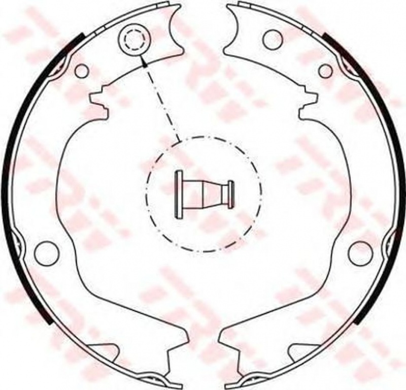 Set saboti frana MITSUBISHI GALANT VI EA TRW GS8479