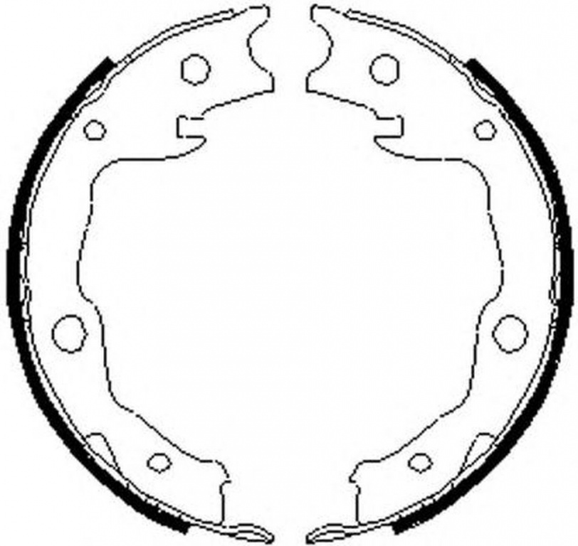 Set saboti frana NISSAN QASHQAI QASHQAI +2 J10 JJ10 FERODO FSB4035