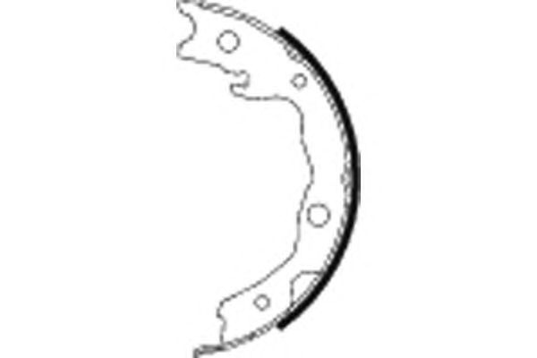 Set saboti frana NISSAN QASHQAI/QASHQAI +2 (J10, J