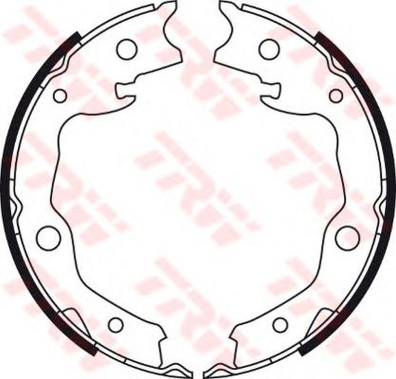 Set saboti frana NISSAN QASHQAI QASHQAI +2 J10 JJ10 TRW GS8752