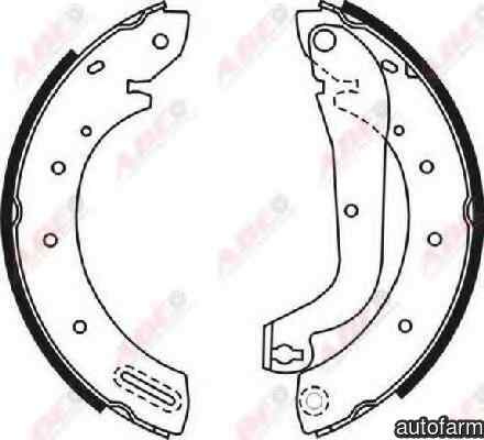 Set saboti frana NISSAN SERENA C23M ABE C01046ABE