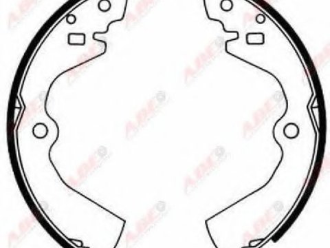 Set saboti frana NISSAN VANETTE caroserie (C22) (1986 - 1995) ABE C01034ABE