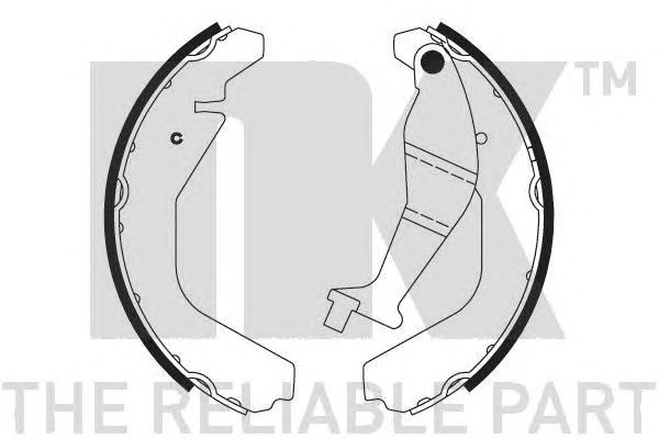Set saboti frana OPEL ADAM - Cod intern: W20098506 - LIVRARE DIN STOC in 24 ore!!!