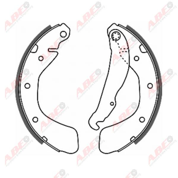 Set saboti frana OPEL COMBO 71 Producator ABE C0X008ABE
