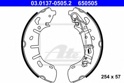 Set saboti frana OPEL COMBO platou / sasiu (2012 -