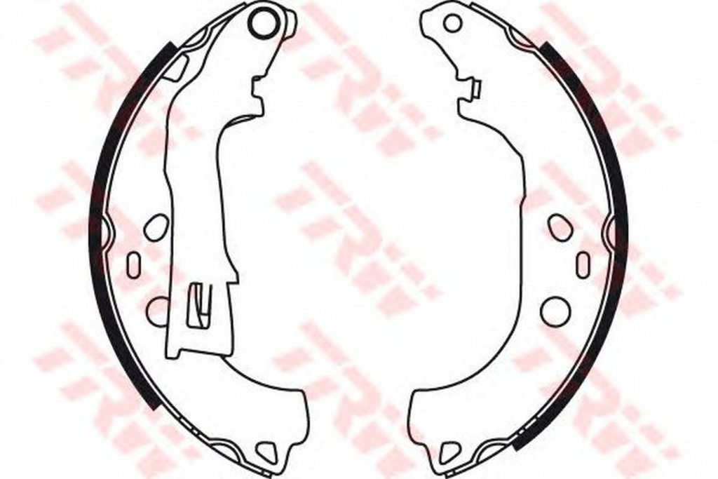 Set saboti frana OPEL COMBO Tour X12 TRW GS8738
