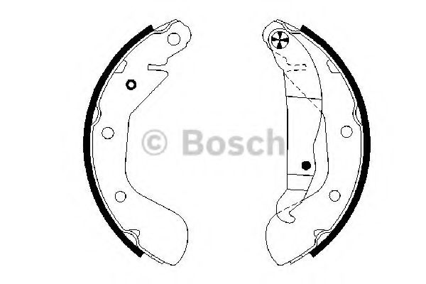 Set saboti frana OPEL CORSA C (F08, F68) (2000 - 2