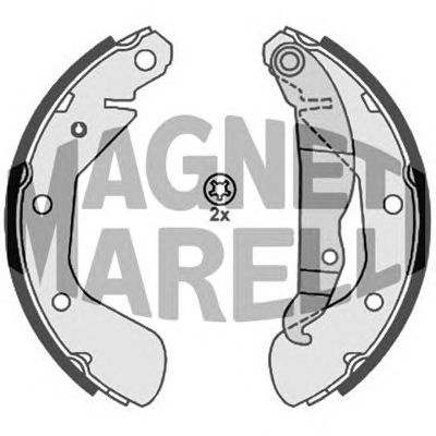 Set saboti frana OPEL CORSA C (F08, F68) - Cod intern: W20159344 - LIVRARE DIN STOC in 24 ore!!!