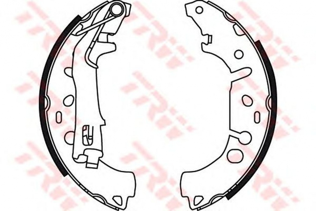 Set saboti frana OPEL CORSA E Van TRW GS8719