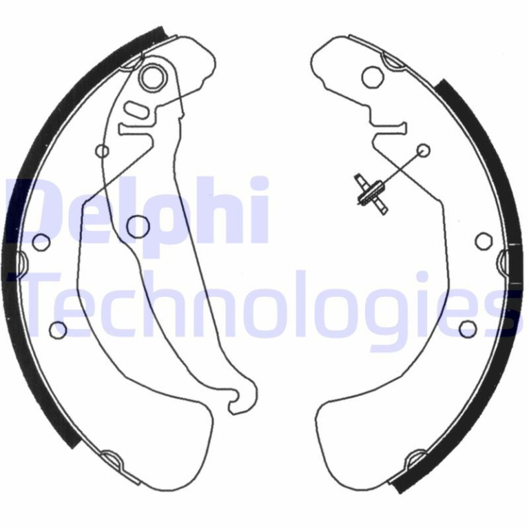 Set saboti frana # Opel Meriva 2003 2004 2005 2006 2007 2008 2009 2010 # LS1829 # DELPHI