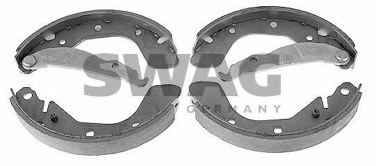 Set saboti frana OPEL MONZA E (39_, 49_), OPEL KADETT E hatchback (33_, 34_, 43_, 44_), OPEL CORSA A TR (91_, 92_, 96_, 97_) - SWAG 40 91 7456