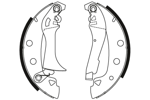Set saboti frana pentru ARO 240-244 1983-2006