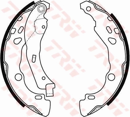 Set saboti frana pentru PEUGEOT 301 2012-2023