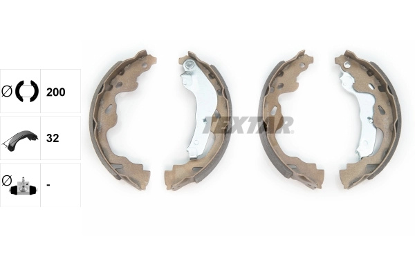 Set saboti frana pentru PROTON PERSONA limuzina (BH6) 2016-2021