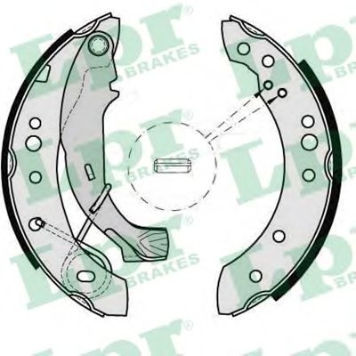 Set saboti frana PEUGEOT 1007 (KM) (2005 - 2016) L