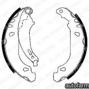Set saboti frana PEUGEOT 206 hatchback 2A/C DELPHI LS1848