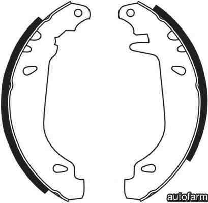 Set saboti frana PEUGEOT 306 Cabriolet 7D N3 N5 FE