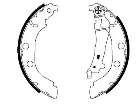 Set saboti frana PEUGEOT 4008 - Cod intern: W20121427 - LIVRARE DIN STOC in 24 ore!!!