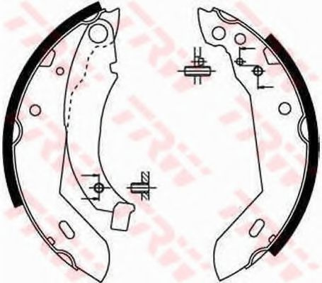 Set saboti frana RENAULT CLIO   (B/C57_, 5/357_) (1990 - 1998) TRW GS8158