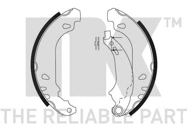 Set saboti frana RENAULT LATITUDE (L70_) - Cod intern: W20098492 - LIVRARE DIN STOC in 24 ore!!!