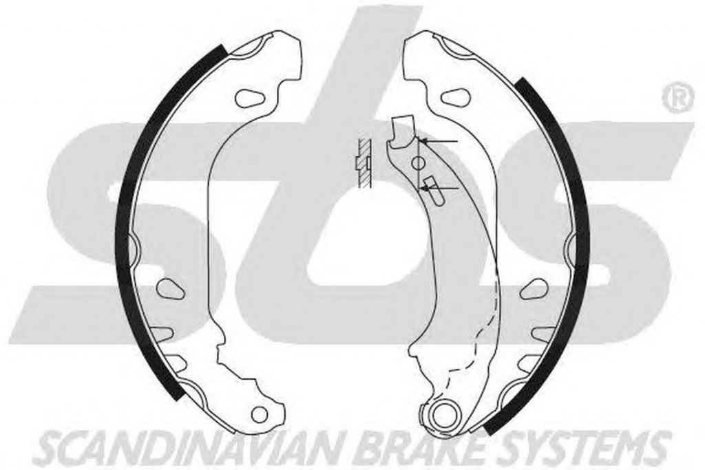Set saboti frana RENAULT LOGAN I LS sbs 18492739637