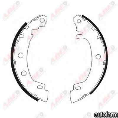 Set saboti frana RENAULT MEGANE III cupe DZ0/1 ABE C0R012ABE
