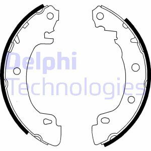 Set saboti frana # Renault ScEnic 1999 2000 2001 2002 2003 # LS1724 # DELPHI