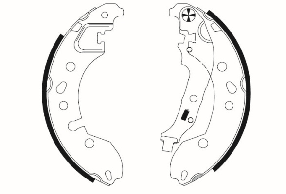 Set saboti frana # Renault Twingo 2007 2008 2009 2010 2011 2012 2013 2014 2015 2016 2017 2018 2019 2020 2021 2022 2023 2024 2025 # 91080700 # TEXTAR