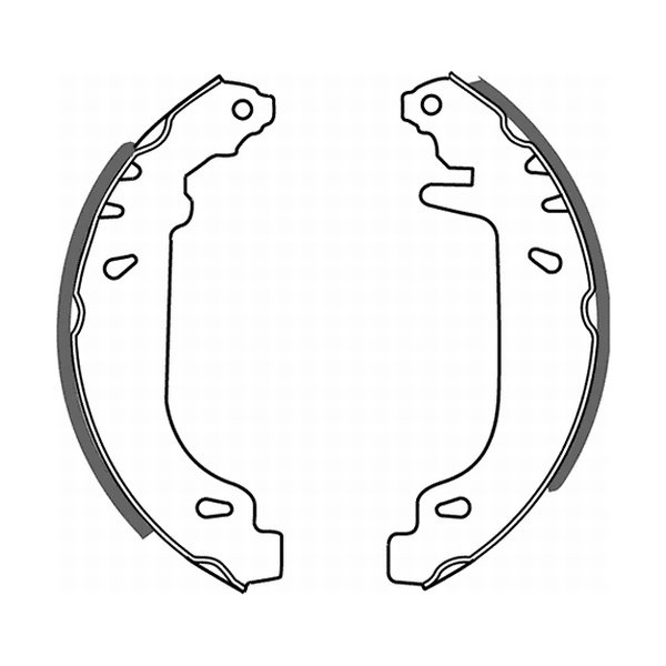 Set saboti frana Sabot frana RENAULT 11 19 I 19 I CHAMADE 19 II 19 II CHAMADE 21 9 CLIO I CLIO I/HATCHBACK RAPID/MINIVAN SANDERO/STEPWAY I SUPER 5 THALIA I TWINGO I 0.7-2.1D 12.81- ABE C0R004ABE