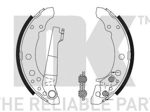 Set saboti frana SEAT CORDOBA (6K1, 6K2) - Cod intern: W20098449 - LIVRARE DIN STOC in 24 ore!!!