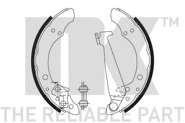 Set saboti frana SEAT CORDOBA (6K1, 6K2) - Cod intern: W20098461 - LIVRARE DIN STOC in 24 ore!!!