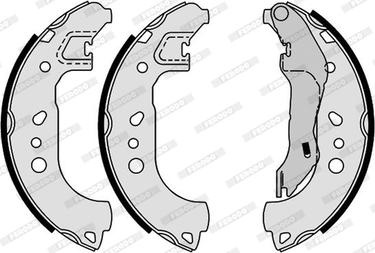 Set saboti frana SEAT TOLEDO IV SKODA RAPID ROOMSTER PRAKTIK 1.0-1.6 d 03.07- SKODA RAPID (NH3), Hatchback, 07.2012 - 12.2019 Ferodo FSB4199