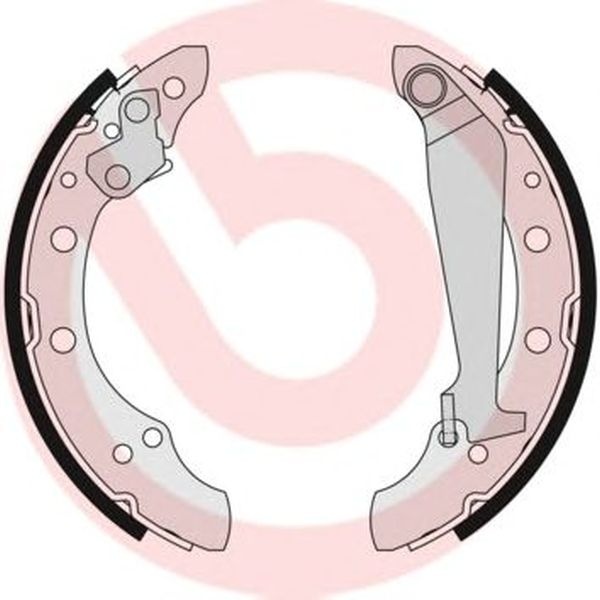 Set saboti frana SKODA FELICIA I Fun 797 BREMBO S85511