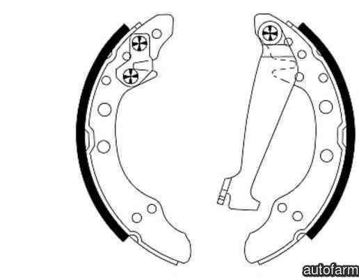 Set saboti frana SKODA FELICIA II (6U1) TEXTAR 910