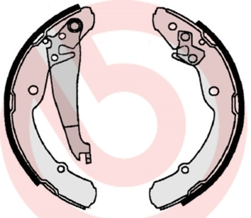Set saboti frana # Skoda Praktik 2010 2011 2012 2013 2014 2015 # S 85 516 # BREMBO