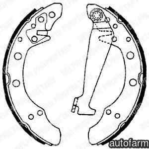 Set saboti frana SKODA ROOMSTER Praktik 5J DELPHI LS1625