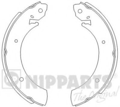 Set saboti frana SSANGYONG KORANDO Cabri